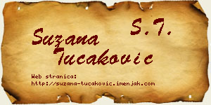 Suzana Tucaković vizit kartica